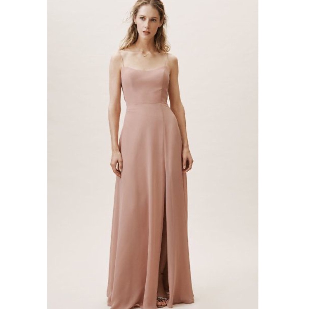 BHLDN Kiara Dress in Whipped Apricot size 2. Like New! Flowy dress in blush pink